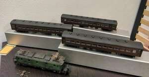**#17724-A[4 piece set ] HO gauge naka blur NP-16 3 piece product number Manufacturers unknown railroad model present condition goods 1 piece **