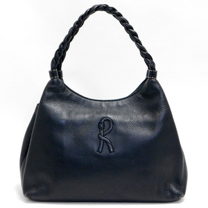 1000 jpy beautiful goods Roberta di Camerino Roberta di Camerino handbag leather black 