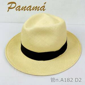 【未使用】 エクアドル　本パナマハット　ユニセックス　サイズM 約57cm　帽子　K.DORFZAUN