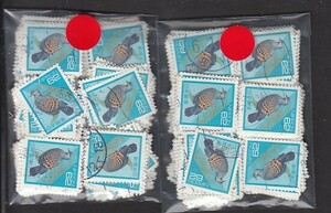 〒426-43　普通切手　日本の自然　キジバト　 使用済　400枚　②　