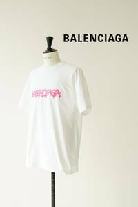 BALENCIAGA バレンシアガ グラフティロゴ Ｔシャツ size L 0530451