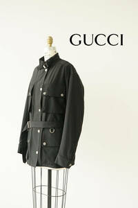 GUCCI グッチ トムフォード期 ナイロン ミリタリー ナイロン ジャケット size38 214-0271 0531671