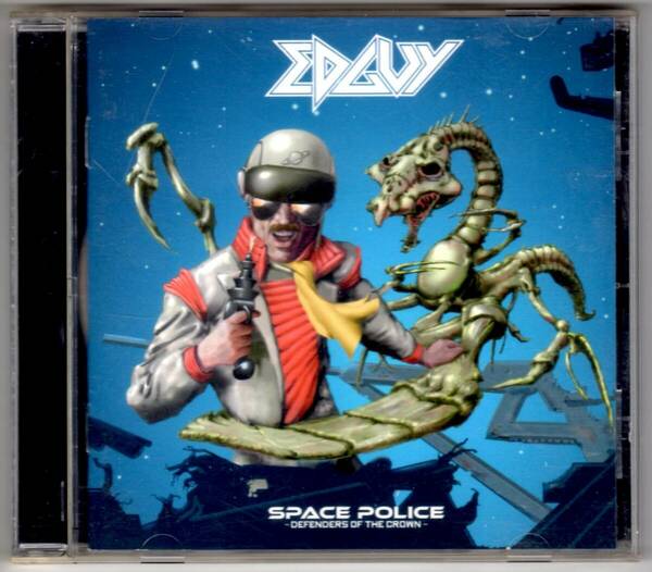 Used CD 輸入盤 エドガイ EDGUY 『スペース・ポリス-ディフェンダーズ・オブ・ザ・クラウン』- Space Police (2014年) 全10曲US盤難あり