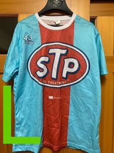 #43 STP Tシャツ Lサイズ NASCARナスカー　オイル
