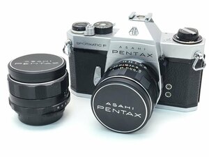 PENTAX SPOTMATIC F / Super-Takumar 1:3.5/28 / Super-Takumar 1:1.8/55 一眼レフカメラ レンズ まとめ ジャンク 中古【UW050763】