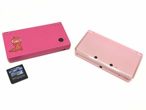 任天堂 NINTENDO DS i TWL-001 / 3DS CTR-001 / ポケットモンスター ブラック2 本体 2点 ソフト まとめ 現状渡し 中古【UW060055】