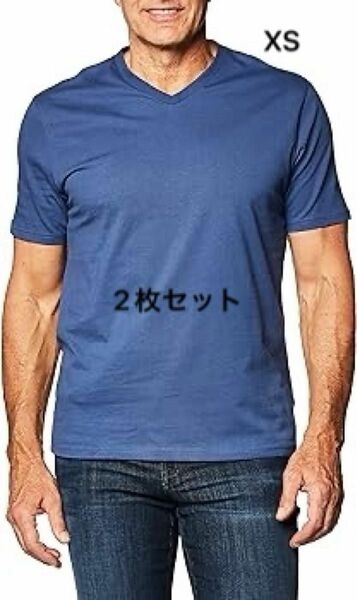 【XS】マルチパック Tシャツ Vネック スリムフィット 半袖 メンズ