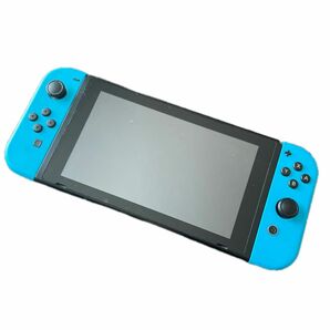 美品　任天堂　Nintendo switch スイッチ　家庭用ゲーム機　ネオンブルー　本体とジョイコンのみ