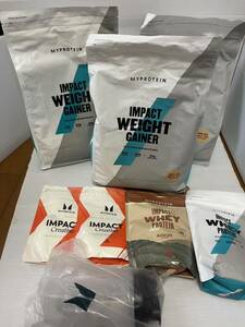 [ great special price ] my protein high capacity ... set! weight geina-, whey protein, creatine & shaker 