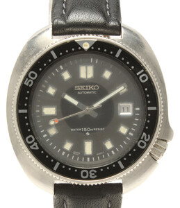 セイコー 腕時計　 6105-8119 セカンドダイバー 自動巻き ブラック メンズ SEIKO
