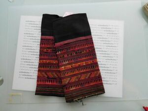  red group socks legs .NO.6 628 15x15xH31cm Thai Myanma north part mountain ground peak race costume genuine article hand work embroidery 