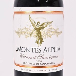 * monte s Alpha kabe Rene so- vi niyon2020 year red * 750ml 14.5% Chile koru tea gavare-Montes Alpha F090321