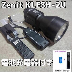 Zenit KLESH-2U レプリカ フラッシュライト　/タルコフ装備/ロシア/AK47/AK74/klesch 2u/ゼニート