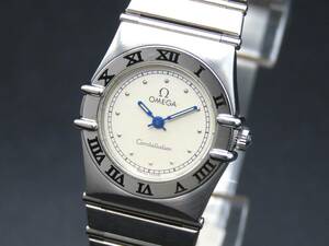 1円～! 稼動品★正規品 OMEGA オメガ 1570.30 コンステレーション 保証書付き クォーツ 純正ブレス 6104/465.6 レディース腕時計 SSCLG301