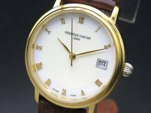 1円 稼動品 正規品 FREDERIQUE CONSTANT フレデリック コンスタント FC-300/310X35/36 クラシック 自動巻き デイト メンズ腕時計 SSCLG538