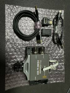ブラックマジックデザイン　micro converter HDMI to SDI SONY Fバッテリーカスタム品