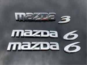 US MAZDA 3 北米 マツダ3 リアエンブレム 『MAZDA3』 USDM アメリカ 管理MZ510