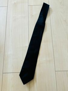 ネクタイ 黒 西陣織 日本製 ブラック スーツ 冠婚葬祭 フォーマル ソリッドタイ 4