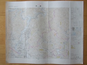 2.5万分の1地形図 美濃(岐阜県) 昭和51年修正版