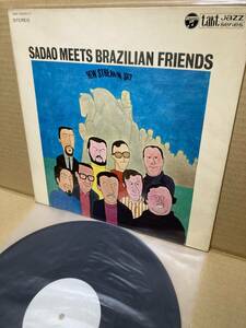 TEST PRESS！美盤LP！渡辺貞夫 Watanabe Sadao Meets Brazilian Friends Columbia XMS-10003-CT 見本盤 BOSSA PROMO SAMPLE 1968 JAPAN NM