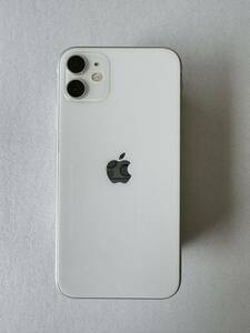 iPhone11 white 128GB battery new goods 100% lock OFF SIM free so-so beautiful goods 