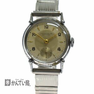 ジャンク品 SEIKO CHRONOMETER ALPROSA 2452 手巻き アンティーク 稼働品 スモセコ 腕時計 伸縮可能ベルト セイコー