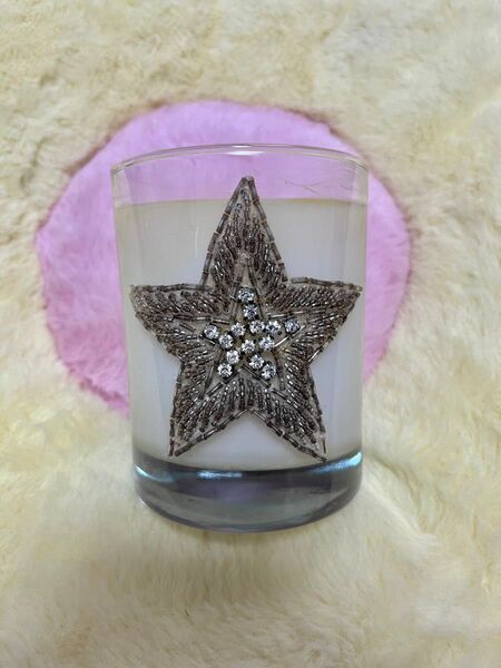 【aglow/アグロウ】アロマキャンドル ソイキャンドル スター(星) 未使用品 海外輸入品
