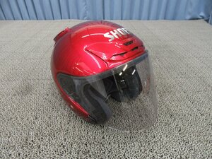 ジャンク品 SHOEI ショウエイ J-Force2 Lサイズ 59cm ジェットヘルメット 2600007443190A6S