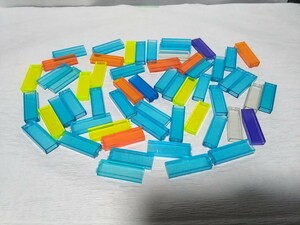LEGO　1×2×5　クリアブロック　スケルトンブロック　パーツ　大量まとめてセット