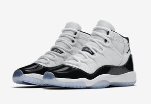 未使用 2018年モデル NIKE AIR JORDAN11 RETRO CONCORD エアジョーダン11 コンコルド 45番 US9.5 27.5cm max95 og dunk sb sp supreme