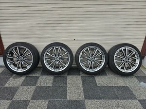 Weds Kranze Acuerdo SBCポリッシュ クレンツェ アクエルド 20インチ8.5J 245/40 ヨコハマ ブルーアースRV02