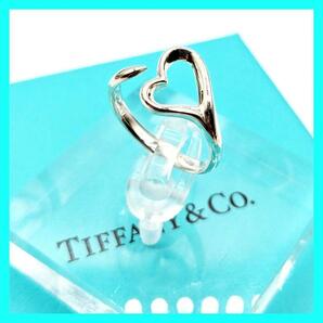 【最終値下げ】現行品 TIFFANY&Co. ティファニー エルサペレッティ オープン ハート リング Ag925 12号 シルバー シンプル 定番 人気 