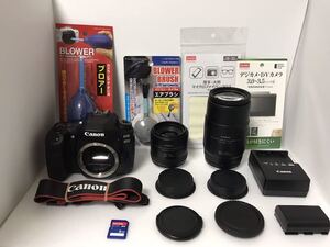 キャノン Canon EOS 80D標準&望遠レンズセット