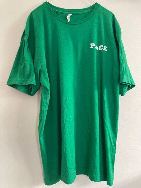 Tシャツ US古着 PaCE グリーン
