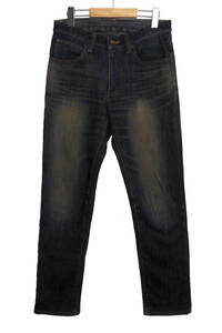 EDWIN Edwin 503 WILD FIRE wild fire б/у обработка постоянный распорка стрейч Denim брюки W29. способ * теплоизоляция . хлеб 