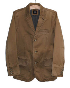  beautiful goods GAP Gap woshudo cotton jacket XS( Japan size M degree ) Camel 