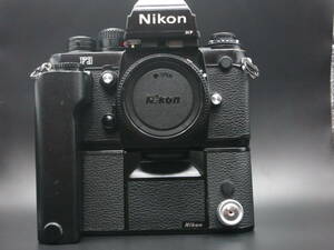 （レア）　Nikon　F3P　 MD-4 ニコン　Ｆ３Ｐ　ＭＤ－４ カスタム（イルミ常時点灯スイッチ、ターミナルシャッター）