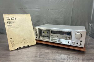 ^1440 junk audio equipment cassette deck SONY TC-K71 Sony 