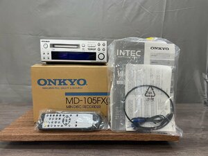 ^1448 present condition goods audio equipment MD deck ONKYO MD-105FX Onkyo origin box attaching 