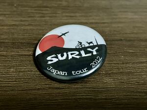 中古 SURLY JAPAN TOUR 2012 缶バッジ サーリー ジャパンツアー