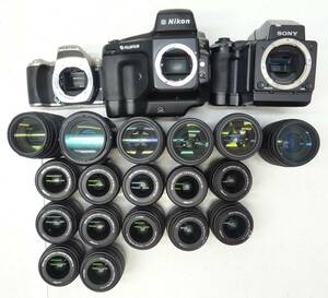 M393C FUJIX (Nikon) DS-560 デジタル 一眼レフ カメラ SONY MVC-5000 Mavica スチルビデオカメラ PENTAX SEC DA DAL レンズ等 ジャンク