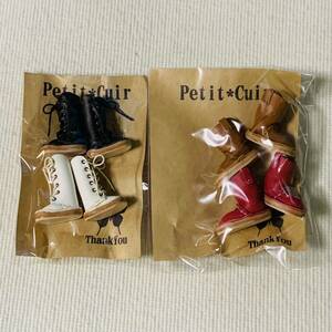 [Petit Cuir] миниатюра ботинки 4 комплект Blythe нераспечатанный 