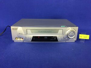 ★１４―０２４★ビデオデッキ シャープ ビデオカセットレコーダー VC-HF830 再生確認済 リモコン欠品 2009年製 VHS Hi-Fi [100]