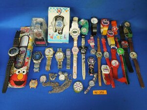 *W-376* наручные часы много Disney Hello Kitty и т.п. наручные часы с героями 32 пункт совместно утиль аниме коллекция retro [80]