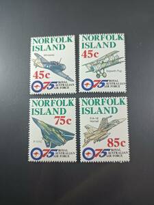 ★ ノーフォーク島　未使用 切手 1996年 4種完 ★並以上かと思います。
