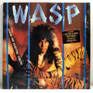 【UK盤 LP】W.A.S.P. / INSIDE THE ELECTRIC CIRCUS インサイド・ジ・エレクトリック・サーカス / ブラッキー・ローレス 歌詞付 ST-12531▲