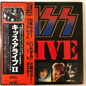 [2LP]kis/a live Ⅱ ALIVE 2 / KISS 1977 obi OBI color booklet inside sack explanation *.. attaching CASABLANCA VIP-9529-30 ^