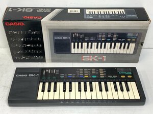 CASIO SK-1< operation verification ending > origin box attaching Casio sampling keyboard MADE IN JAPAN * taking over possible / volume *