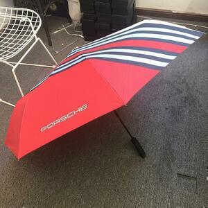 【MARTINI PORSCHE】折畳み傘 マルティーニ 傘 （検：Porsche Carrera Cup Porsche Design Driver's Selection UMBRELLA）