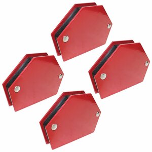 [ adsorption power 22kg] welding for magnet holder 4 piece set 45/90/135 times hexagon temporary cease temporary collection . welding apparatus magnetism assistance fixation clamp safety convenience 